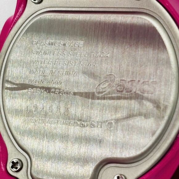 Asics WJ11-4000 Digital Sports Watch Pink NOB